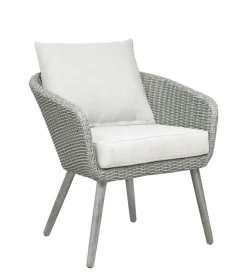 Bistroset Grijs PE Wicker - Giga Living