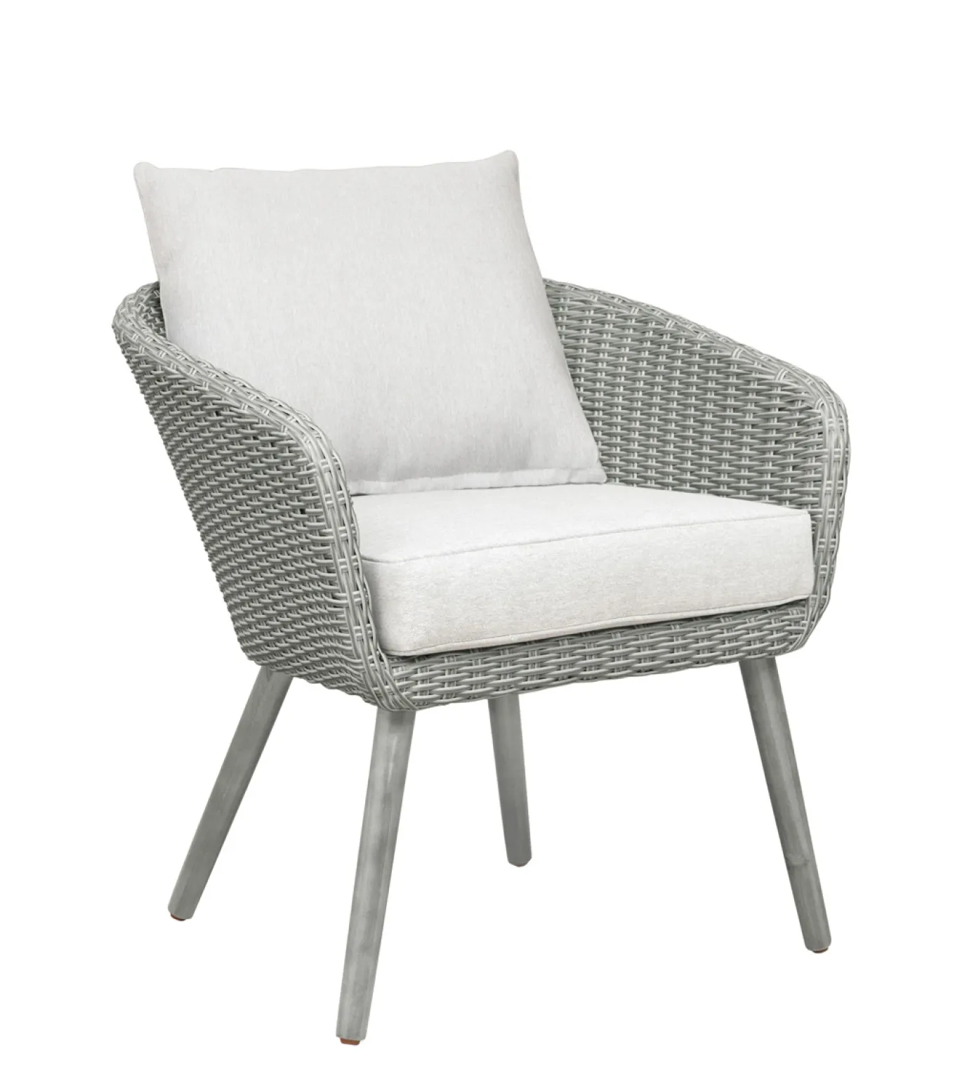 Bistroset Grijs PE Wicker - Giga Living