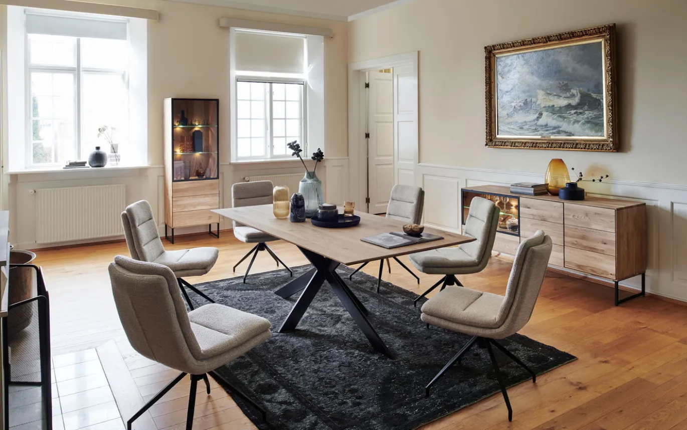 Bodahl Eettafel Miami Wild Eiken 180cm