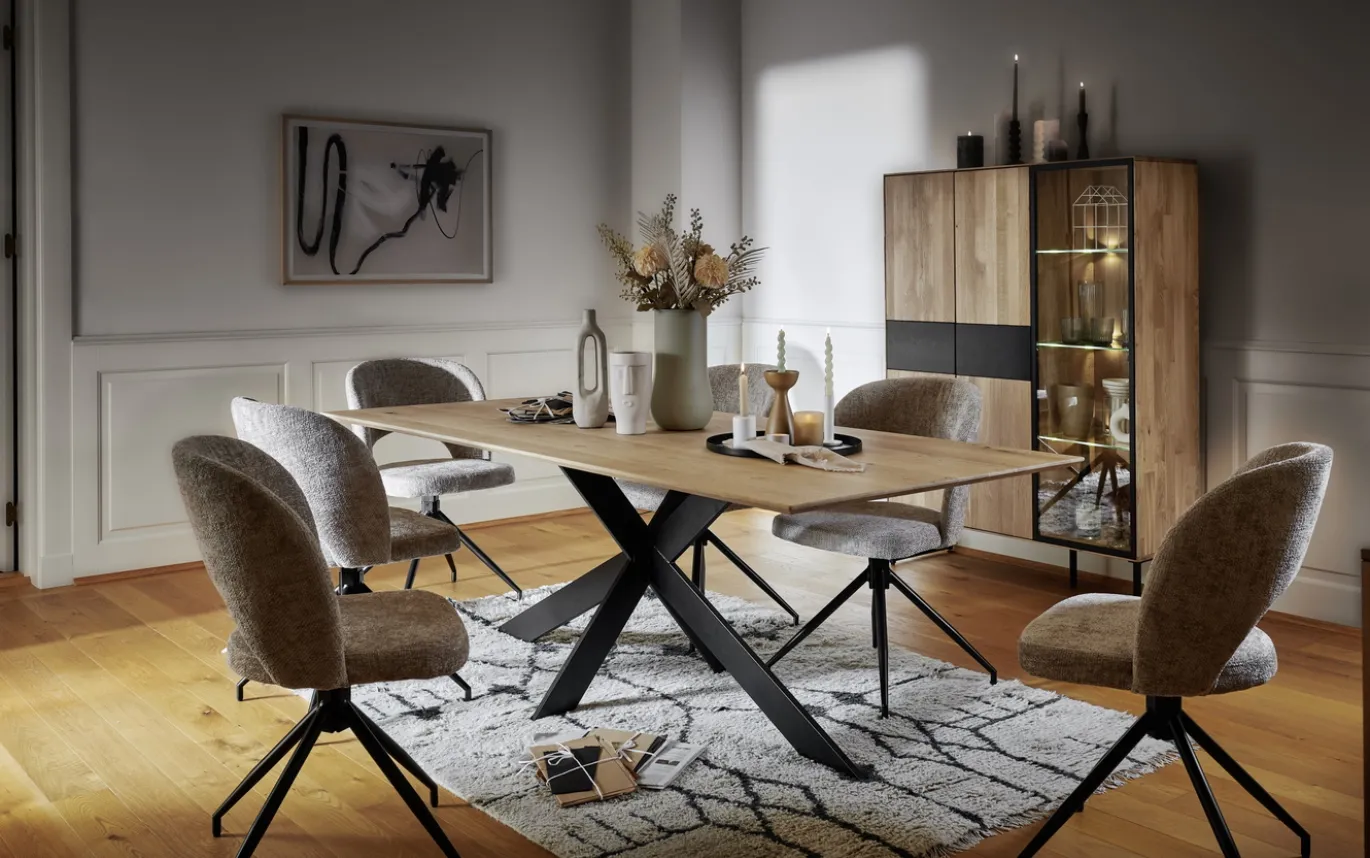 Bodahl Eettafel Miami Wild Eiken 180cm