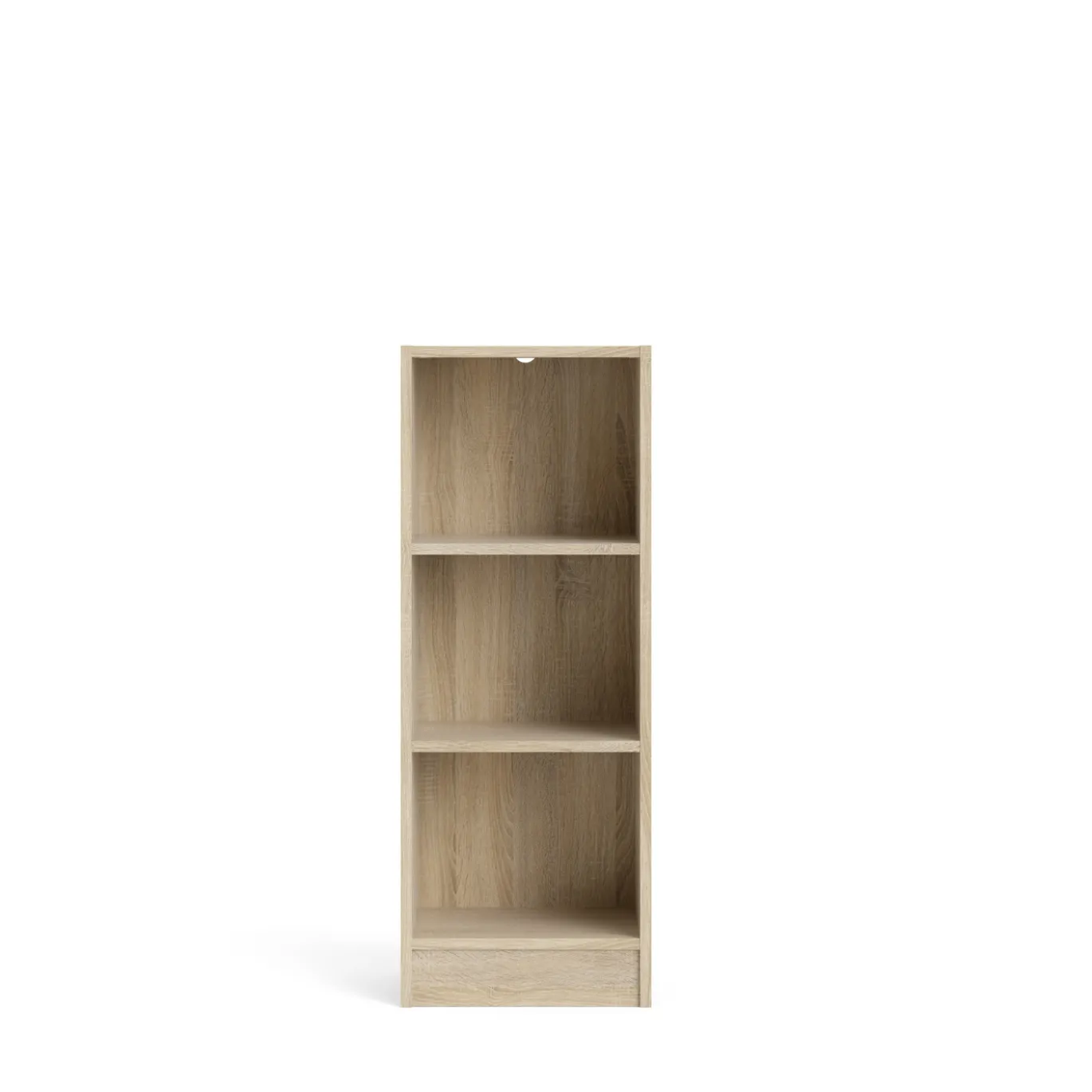 Boekenkast Basic met 2 planken Eikenlook - Giga Living