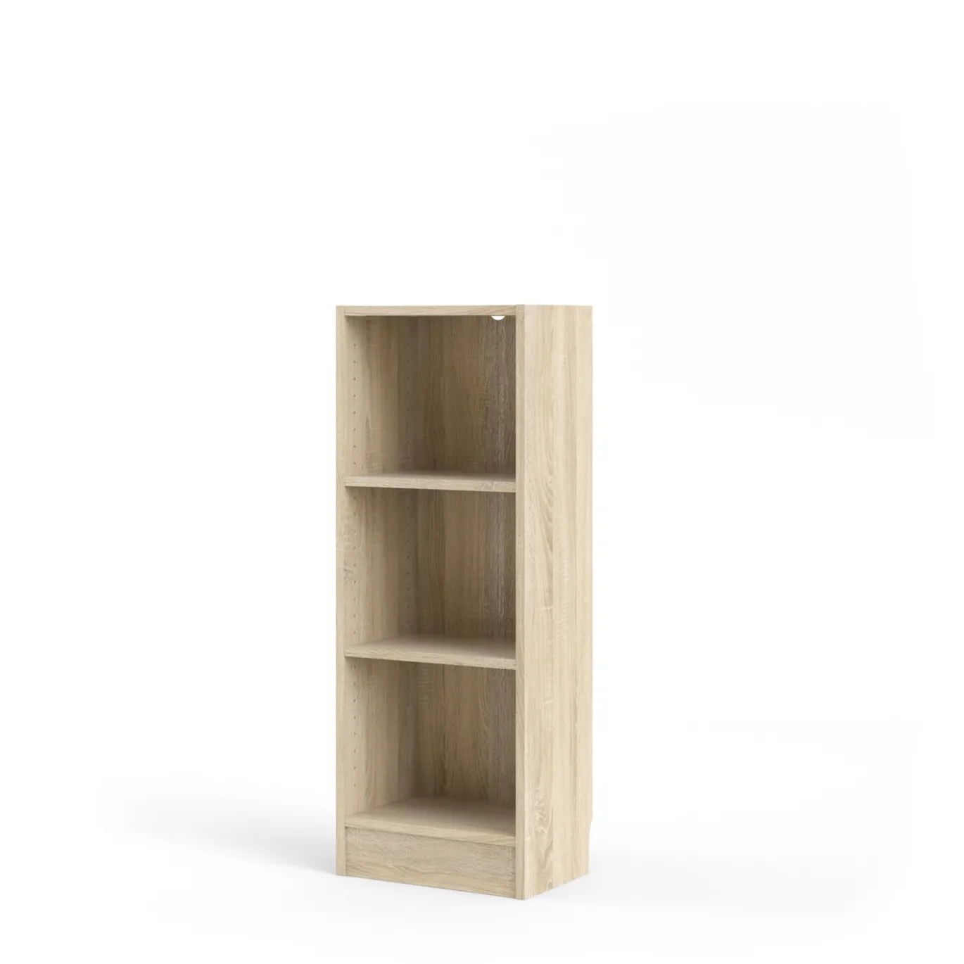 Boekenkast Basic met 2 planken Eikenlook - Giga Living