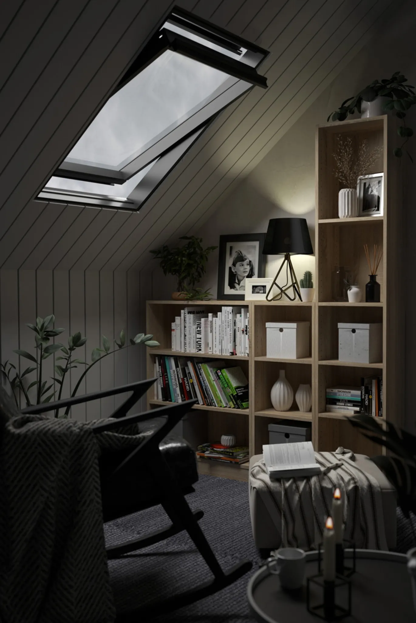 Boekenkast Basic Naturel 40cm - Giga Living