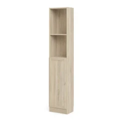 Boekenkast Basic Naturel Dicht 41x203cm - Giga Living