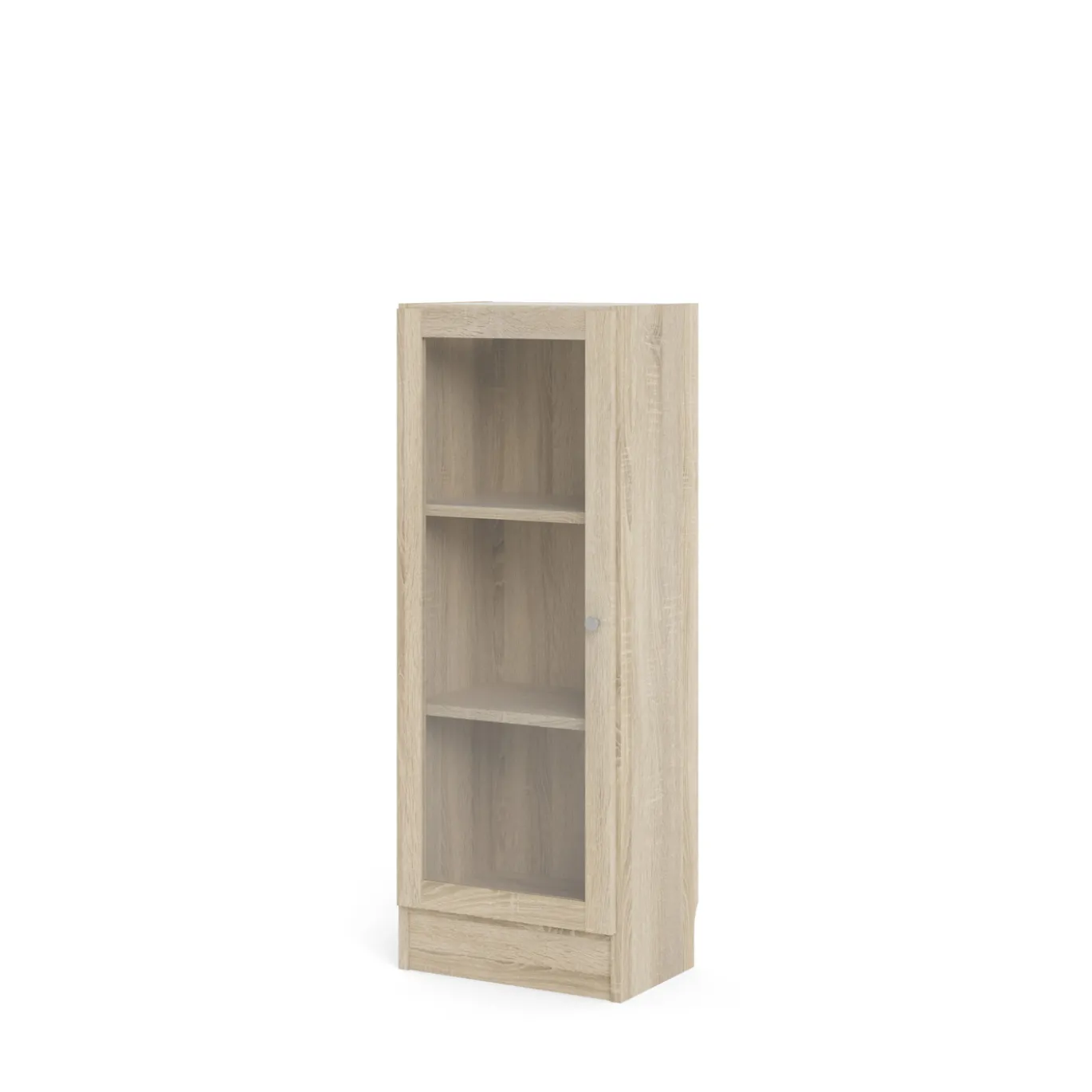 Boekenkast Basic Naturel Glas 41x107cm - Giga Living