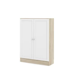 Boekenkast Basic Naturel/wit 79x107cm - Giga Living