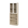 Boekenkast Basic Naturel/wit 79x203cm - Giga Living