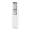 Boekenkast Basic Wit Dicht 41x203cm - Giga Living