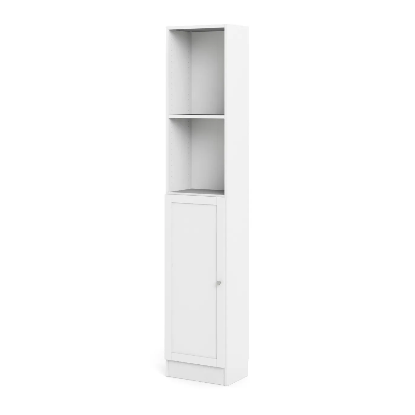 Boekenkast Basic Wit Dicht 41x203cm - Giga Living
