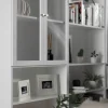 Boekenkast Basic Wit Open Glas 79x203cm - Giga Living