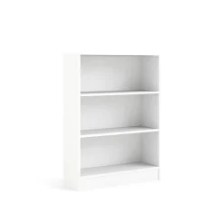 Boekenkast Basic Wit Open met 2 Planken- Giga Living