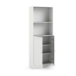 Boekenkast Basic Wit 79x203cm - Giga Living