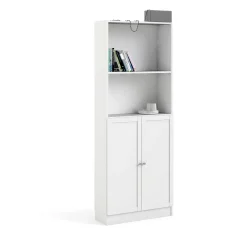 Boekenkast Basic Wit 79x203cm - Giga Living