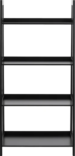 Boekenkast Batignano MDF Zwart 63x130cm - Giga Living