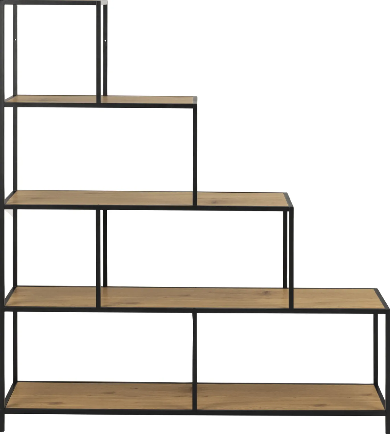 Boekenkast Bronx MDF Naturel 135x150cm - Giga Living