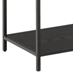 Boekenkast Bronx MDF Zwart 135x150cm - Giga Living