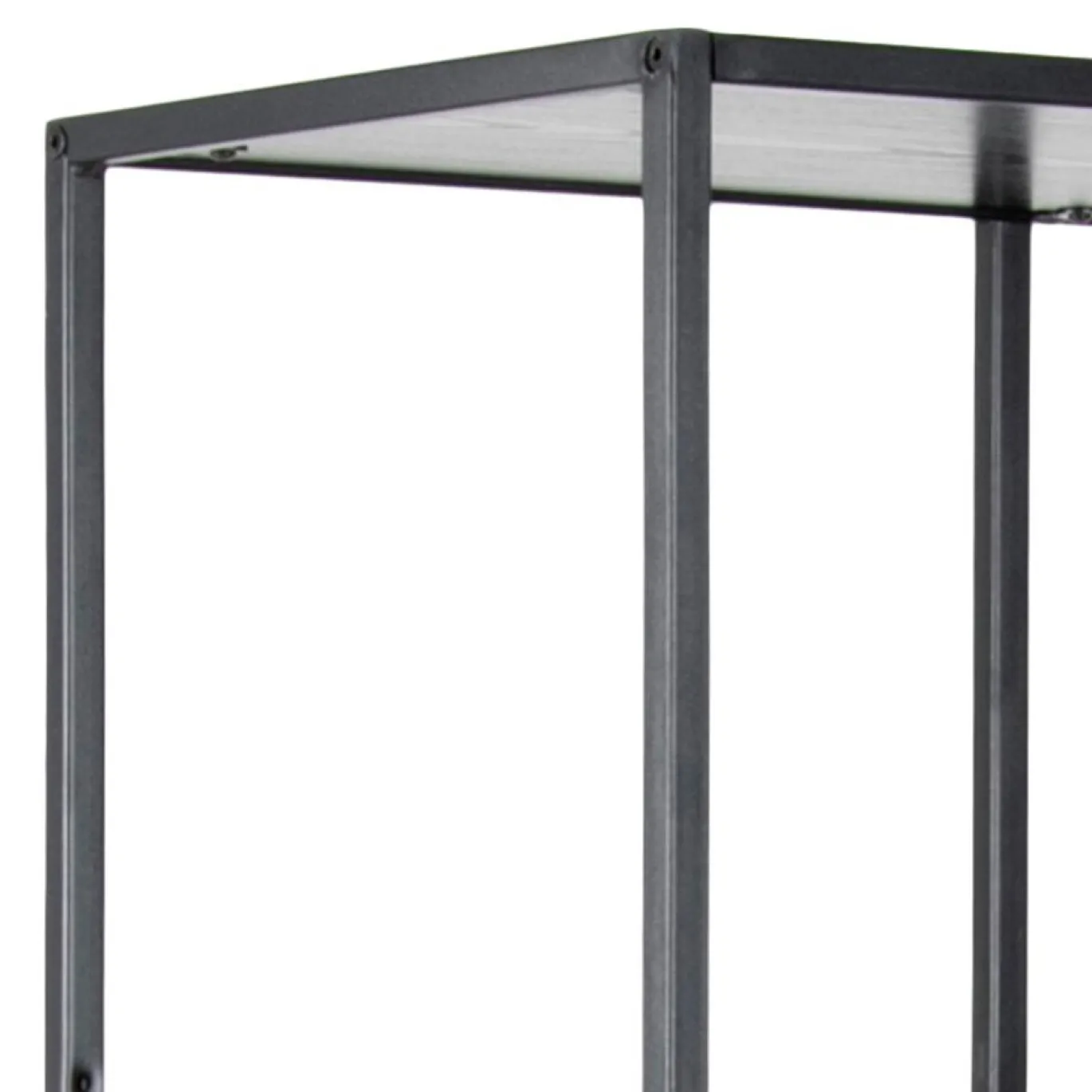 Boekenkast Bronx MDF Zwart 77x185cm - Giga Living