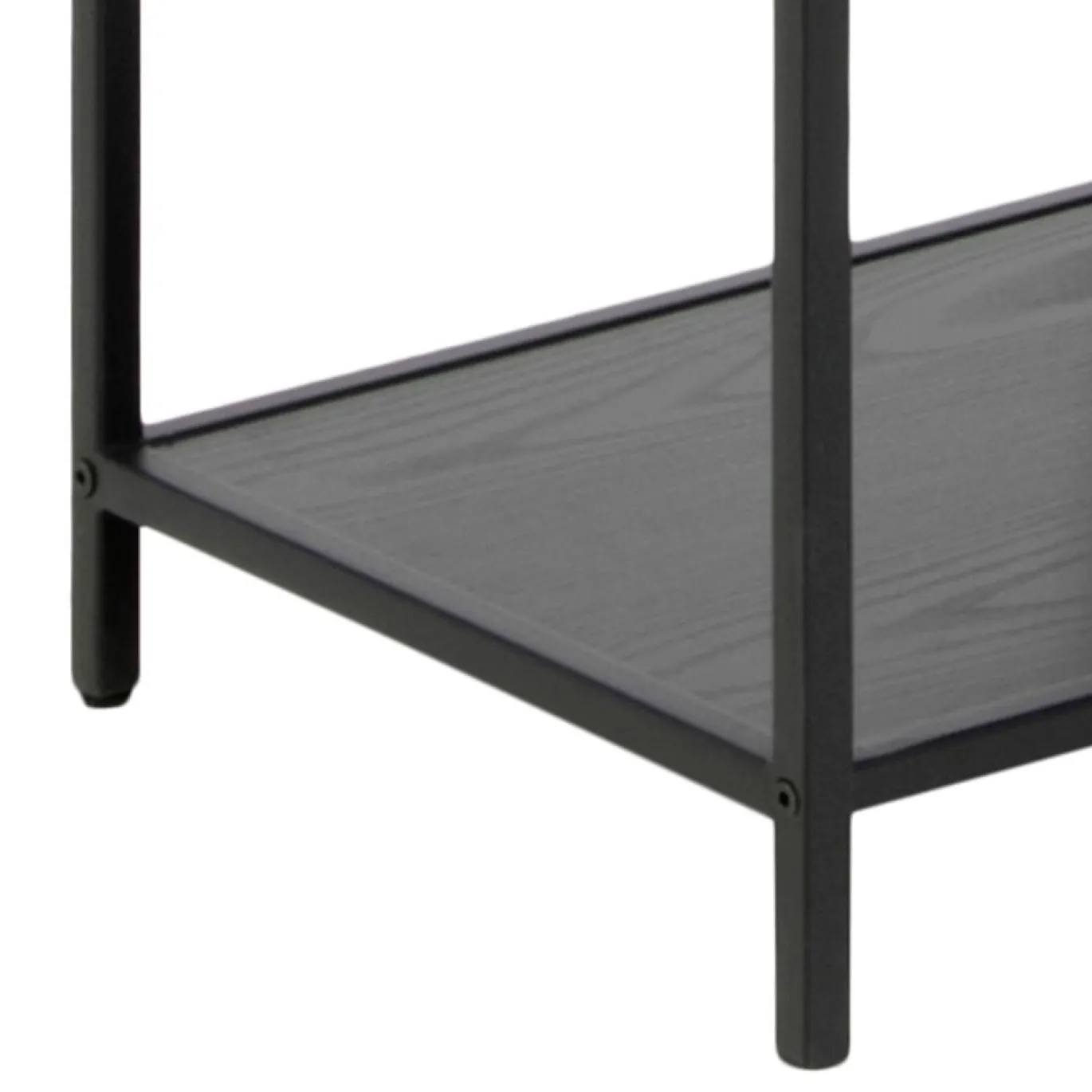 Boekenkast Bronx MDF Zwart 77x185cm - Giga Living