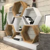 Boekenkast Cicek Wit/Naturel 120cm