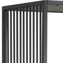 Boekenkast Diego Melamine Zwart 85x185cm - Giga Living