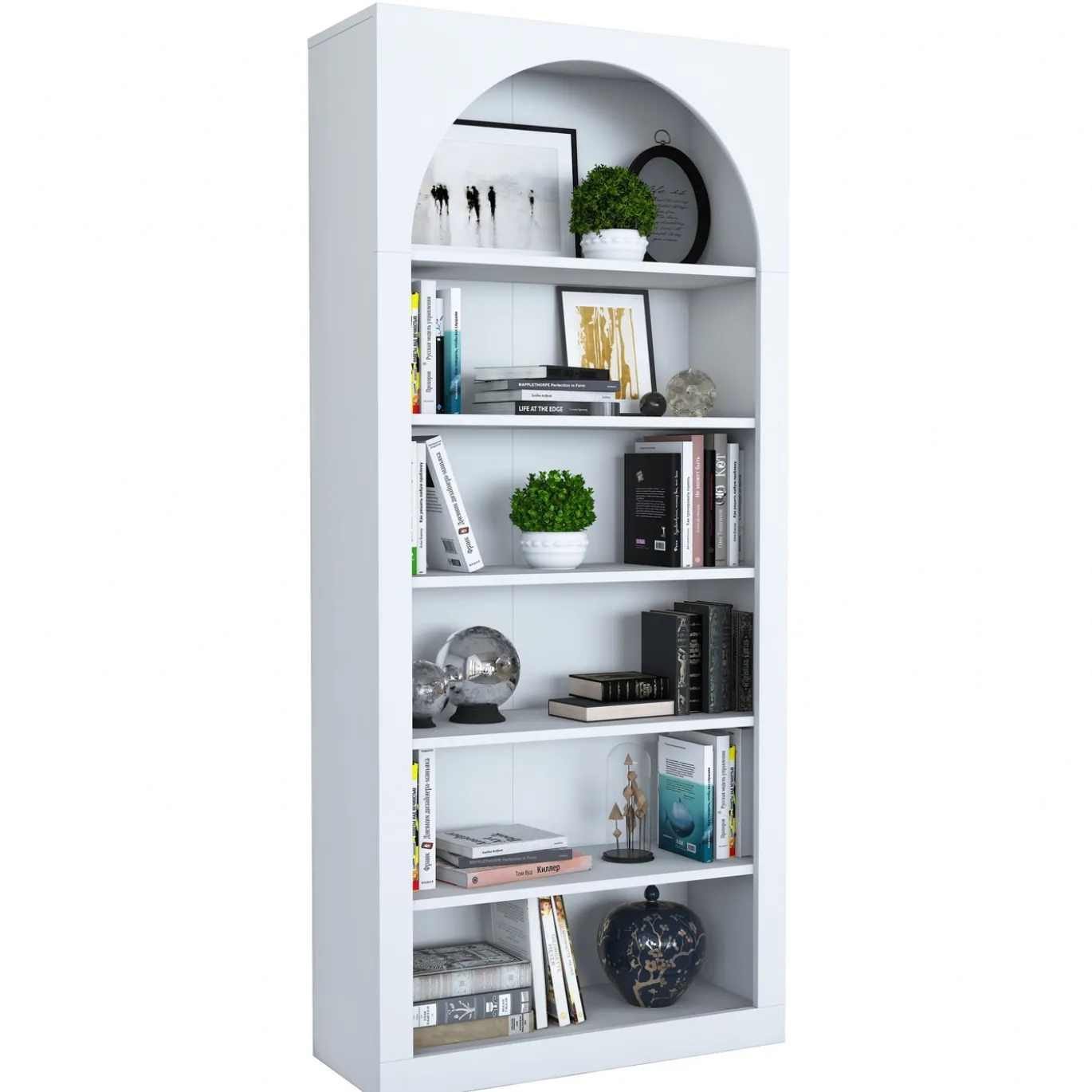 Boekenkast Elvan Wit 180cm