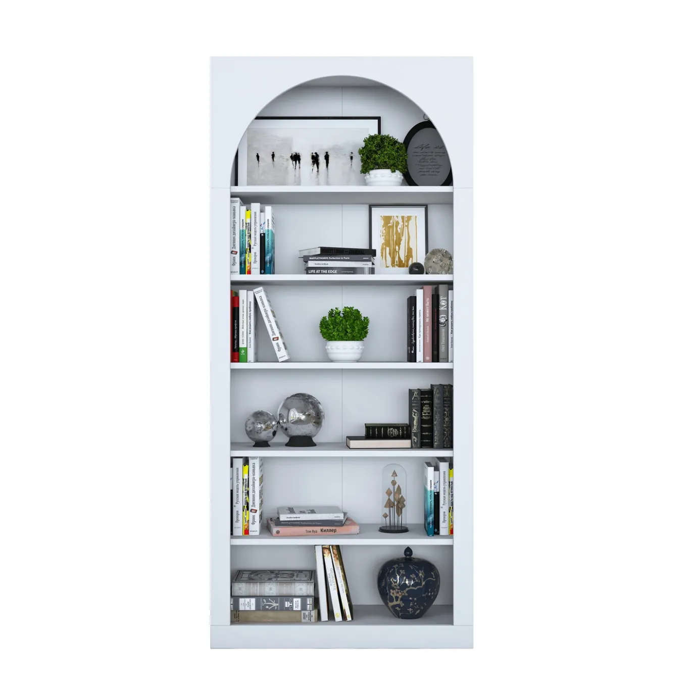 Boekenkast Elvan Wit 180cm