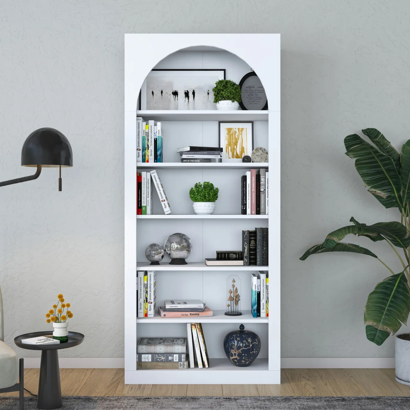 Boekenkast Elvan Wit 180cm