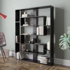 Boekenkast Esteban Zwart 120x155cm