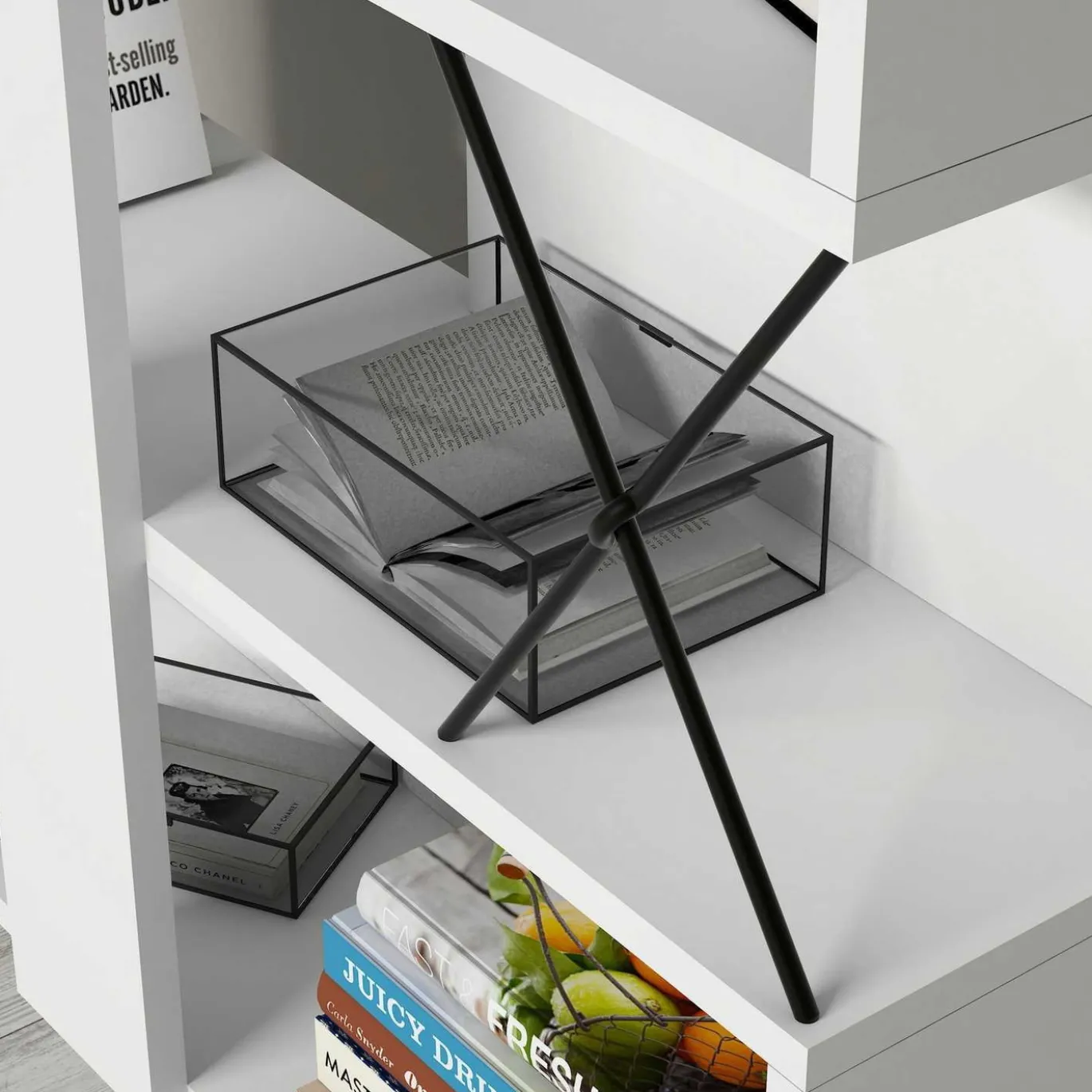 Boekenkast Extra Wit 167cm