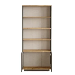 Boekenkast Filizoren Antraciet/Naturel
