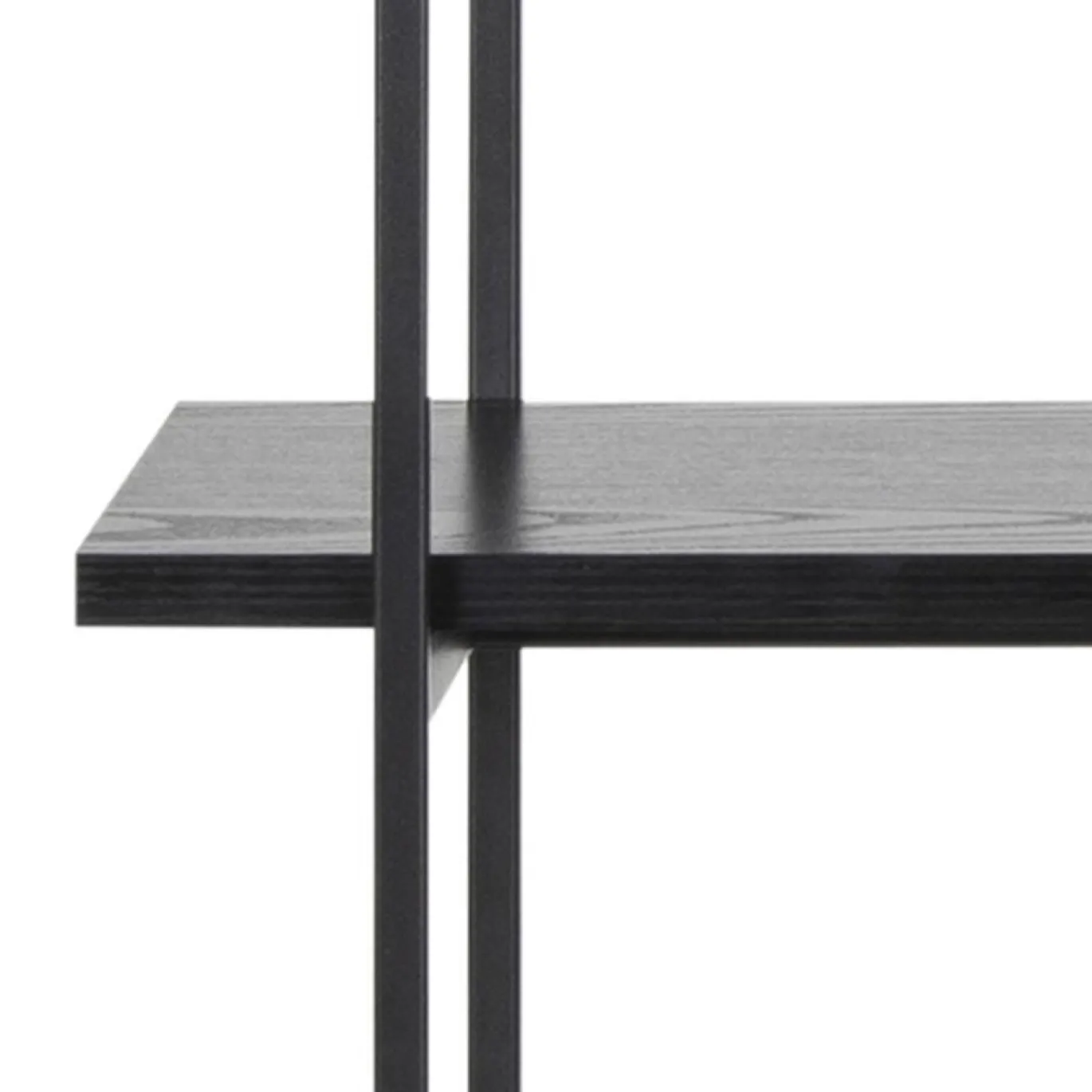 Boekenkast Finn MDF Zwart 172cm - Giga Living