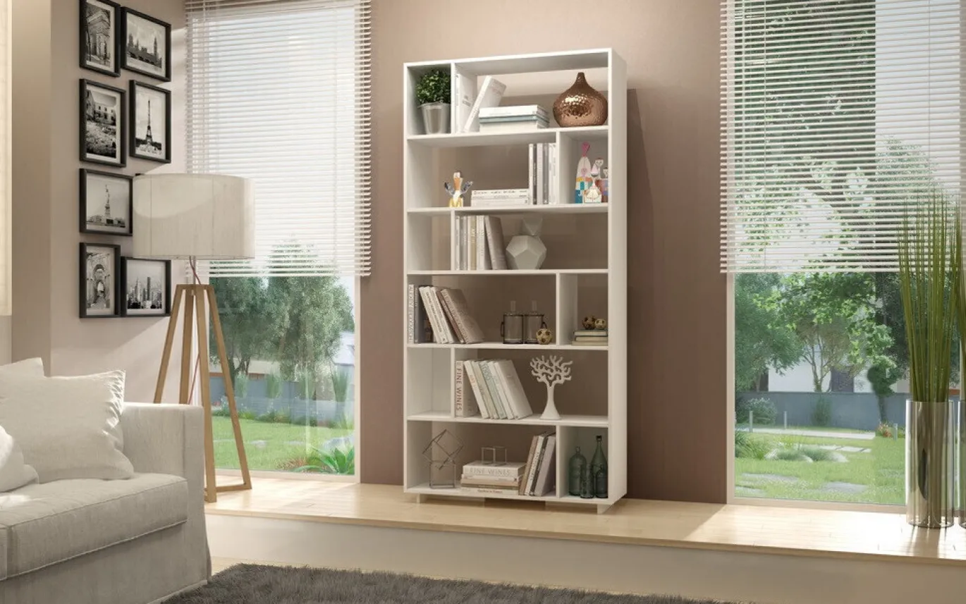 Boekenkast Form Melamine Wit
