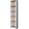 Boekenkast Hatipler Wit/Walnoot