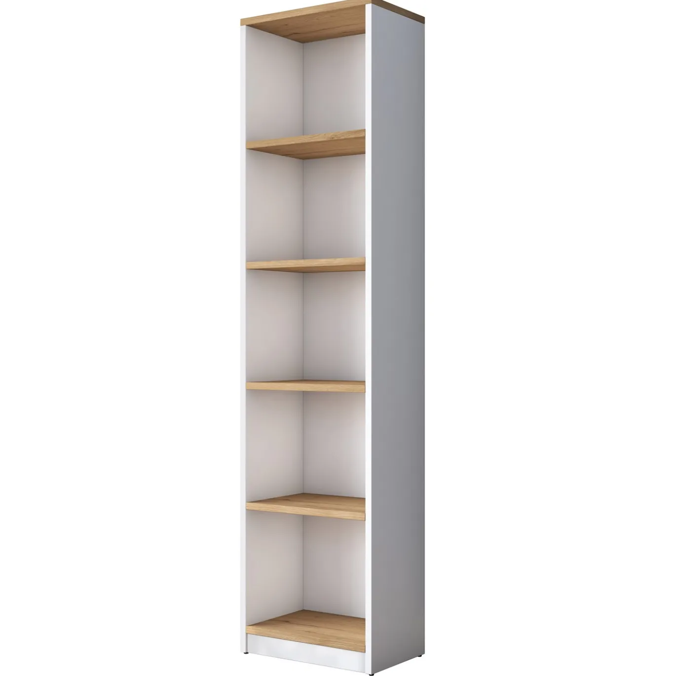 Boekenkast Hatipler Wit/Walnoot