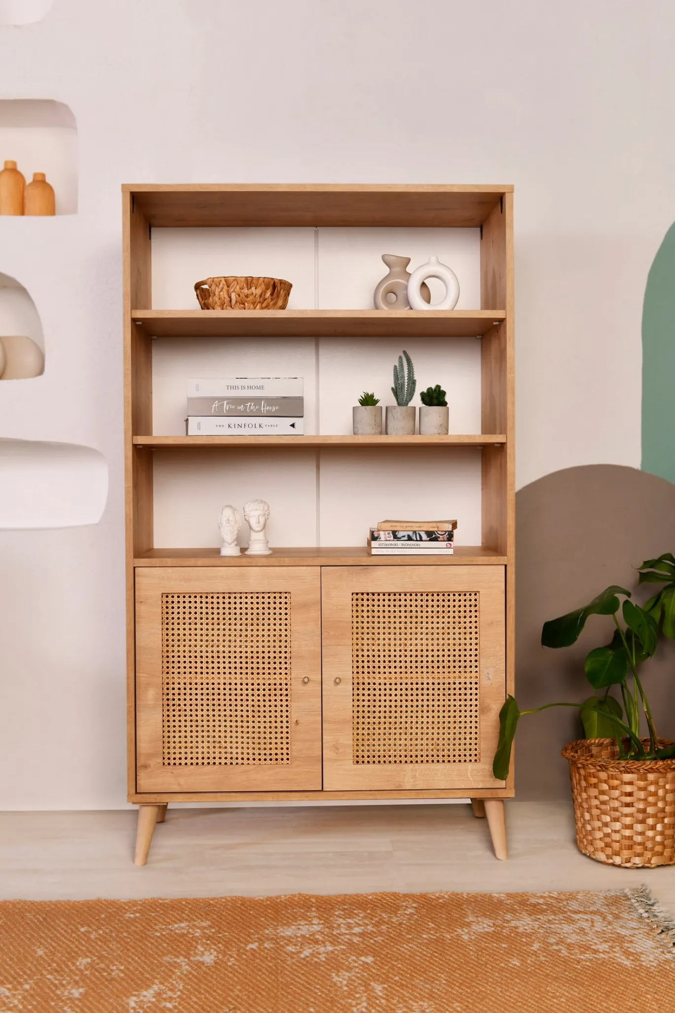 Boekenkast Hazeran Naturel