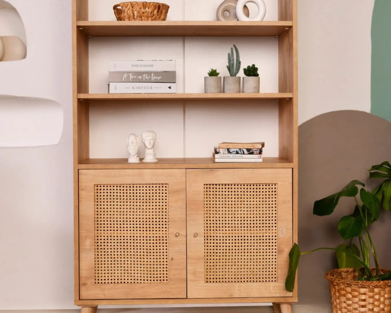 Boekenkast Hazeran Naturel