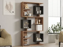 Boekenkast Icardi Naturel/Antraciet