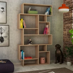Boekenkast Karmato Melamine Sonoma Eiken