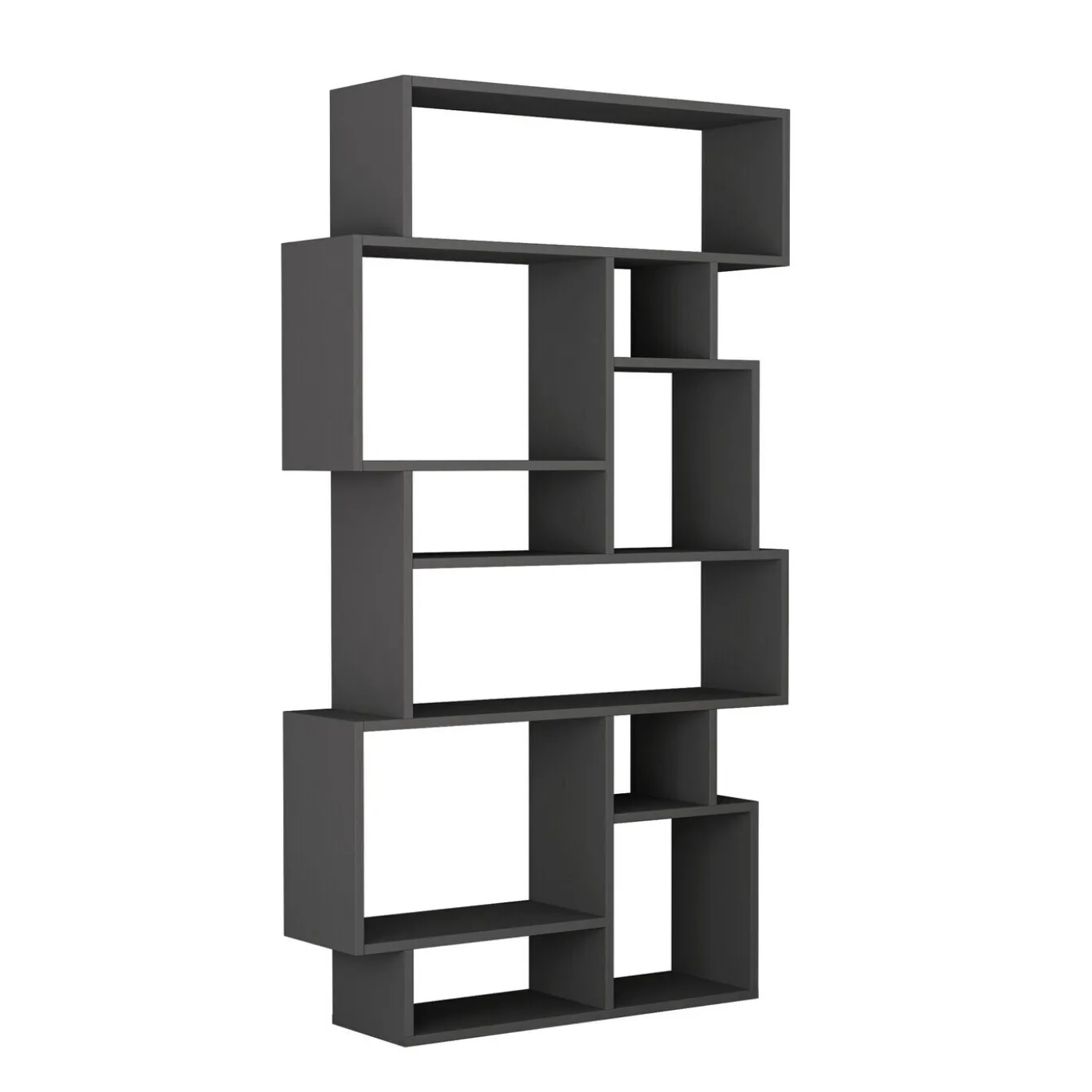 Boekenkast Karmato Melamine Antraciet