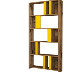 Boekenkast Lima Melamine Geel