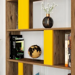 Boekenkast Lima Melamine Geel