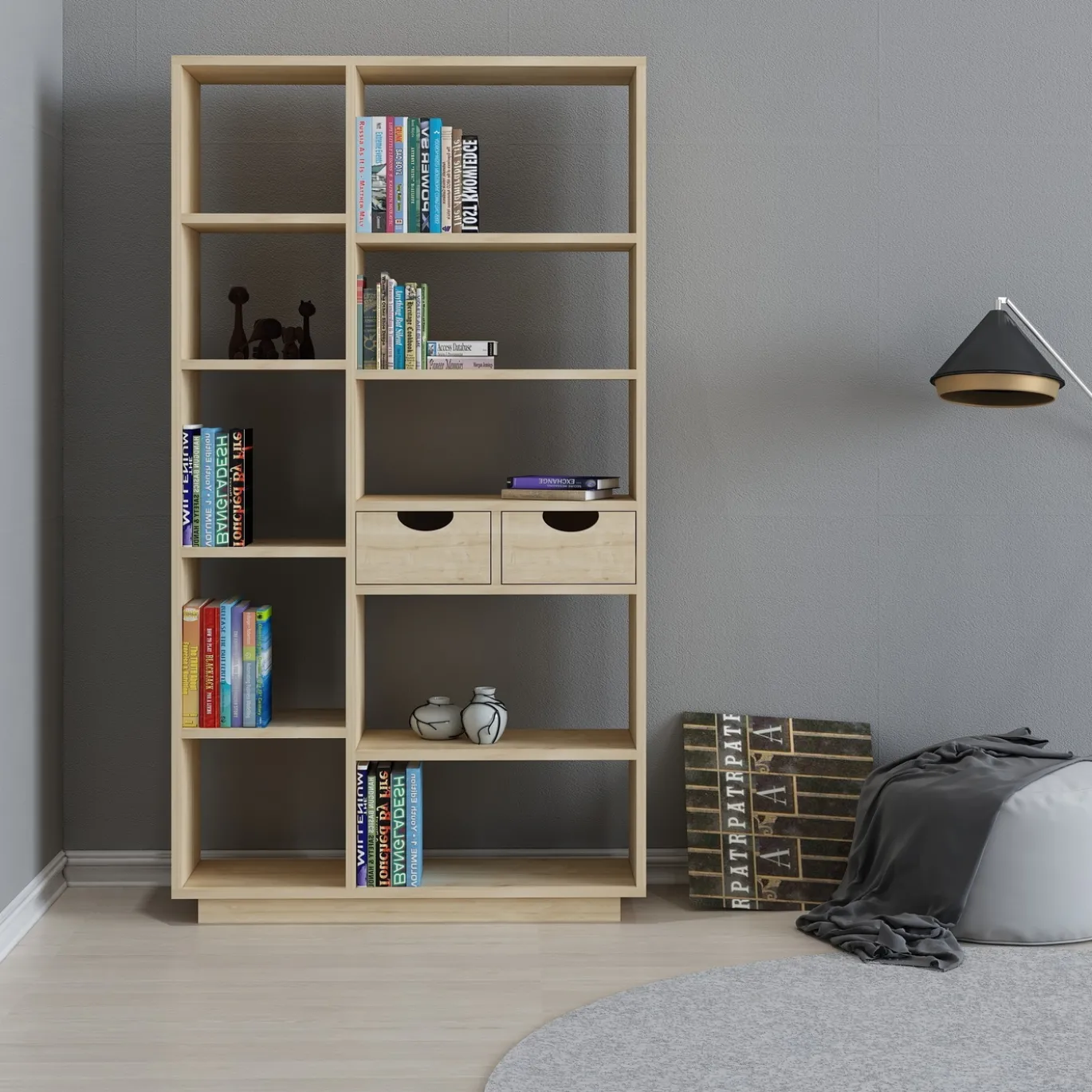 Boekenkast Luma Naturel 190cm