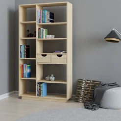 Boekenkast Luma Naturel 190cm