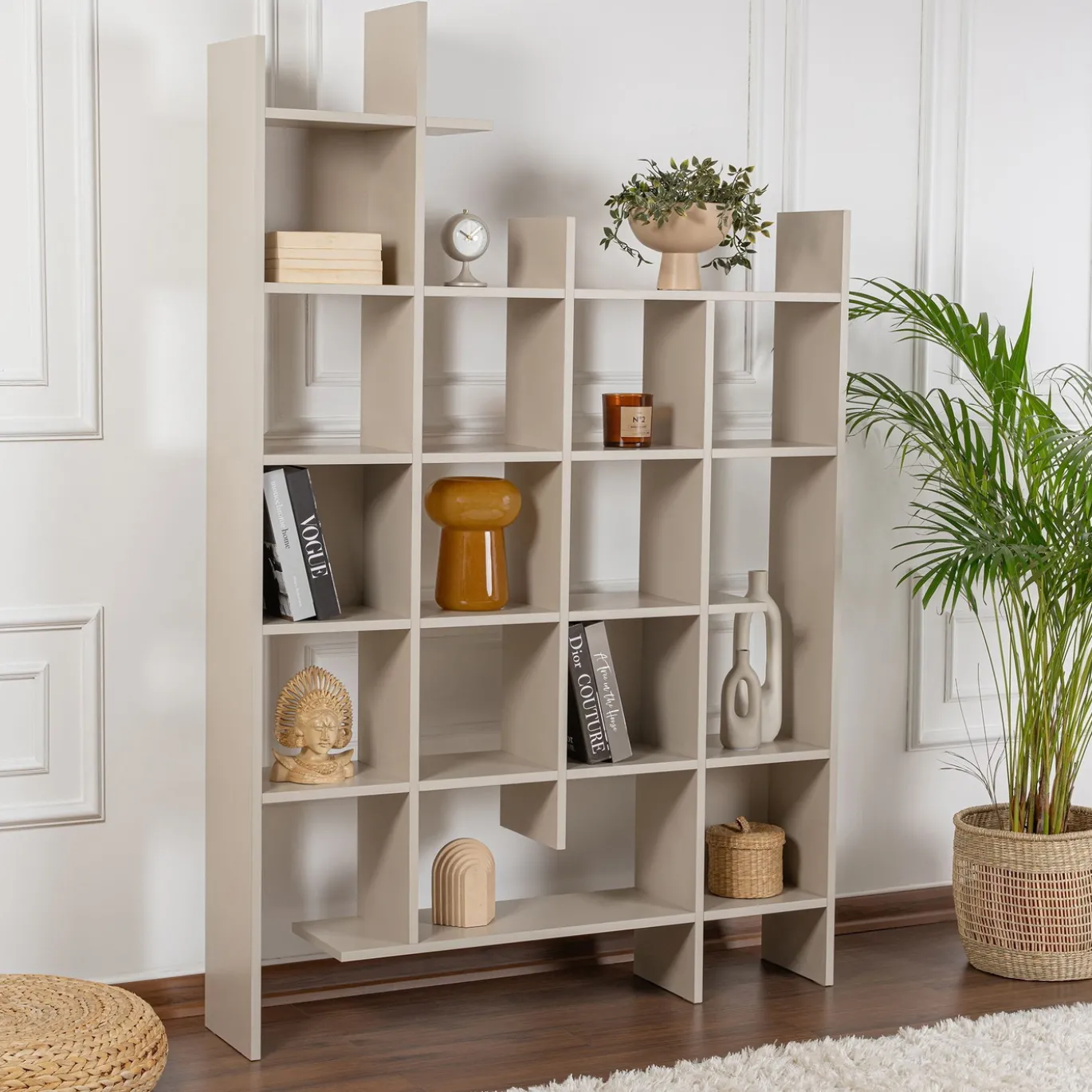 Boekenkast Manco Zand 188cm