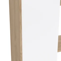 Boekenkast Maze Jackson Hickory Wit Hoogglans 1-deurs - Giga Living