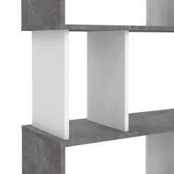 Boekenkast Maze Wit Oxide Beton - Giga Living