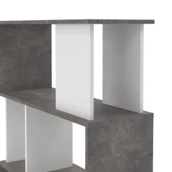 Boekenkast Maze Wit Oxide Beton - Giga Living