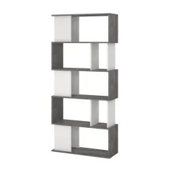 Boekenkast Maze Wit Oxide Beton - Giga Living