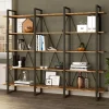 Boekenkast Melun Melamine Atlantic Pine