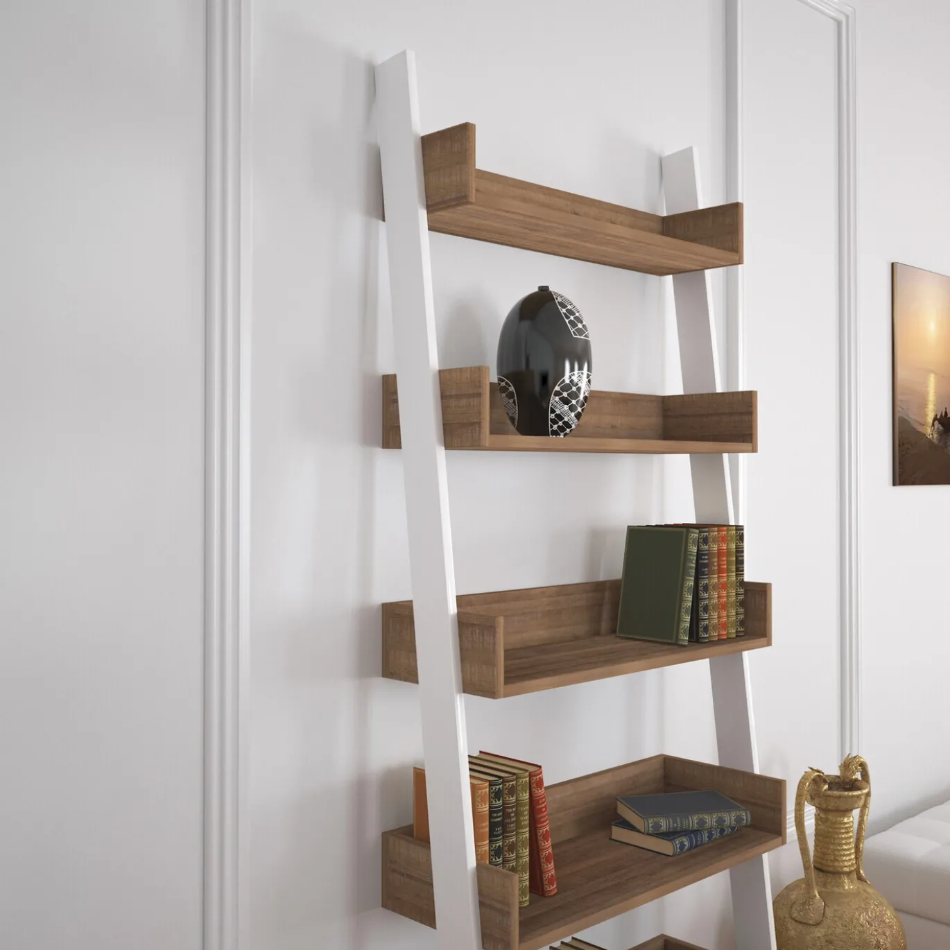 Boekenkast Only Melamine Donker Eiken